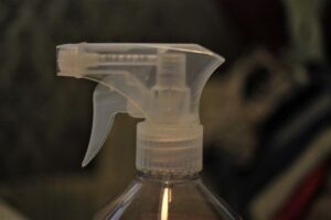 Disinfectants spray bottle