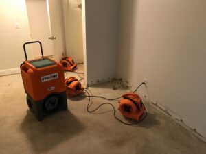 911 Restoration water damage restoration units and dryer